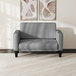 Kayamas 70" Small Loveseat Sofa Small Couch for Living Room, Comfy Love Seat with Removable Washable Cover and Solid Wood Frame - 1 of 4