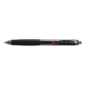 Pilot G-Knock BeGreen Retractable Gel Ink Pen Black Ink .7mm Dozen 31506 - 1 of 2