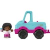 Fisher-Price Little People Barbie Toy Pick Up Truck and Figure, Toddler and Preschool Toy - 2 of 4