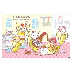 Trends International Bananya - Chocolate Framed Wall Poster Prints - 1 of 4