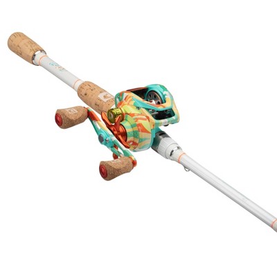 6' 8 RealTree Wave True Blue Camo Spinning Combo