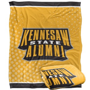 Kennesaw State University Alumni Silky Touch Blanket White 50x60 - 1 of 4
