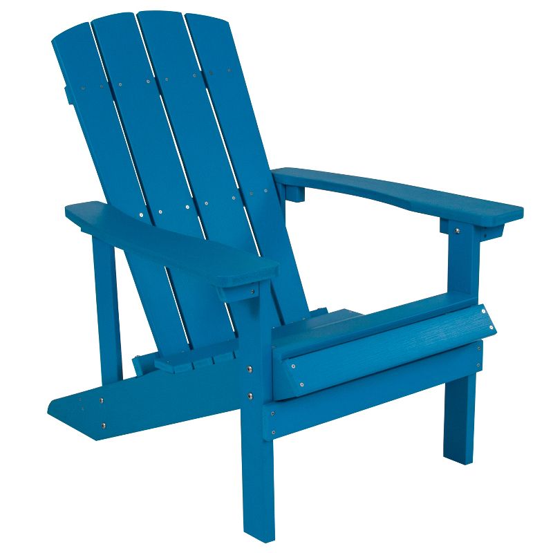 Flash Furniture Charlestown Commercial All-Weather Poly Resin Wood Adirondack Chair, 1 of 12