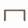 Okak Modern Entryway Table with Paulownia Veneer, Console Table with Unique Design and Thick Tabletop, Accent Table for Foyer, Living Room - 3 of 4