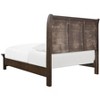 TiramisuBest Engineered Wood Brown Sleigh Bed, 81x95x57", 156 lbs - 4 of 4