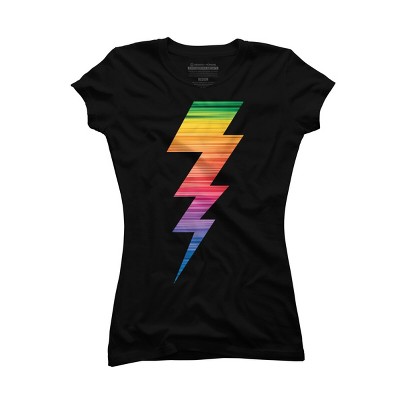 Adult Design By Humans Lightning Bolt Thunder Storm Pride By heybert00 T-Shirt
