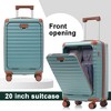 Merax 5-Piece Expandable Hardside Luggage Set with USB Port, Duffel Bag and Toiletry Bag - 4 of 4