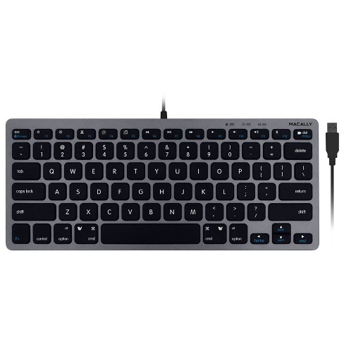 Macally Slim USB-A Wired Compact Keyboard - image 1 of 4