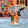 ProductWorks Santa Hat and Scarf Indoor/Outdoor Christmas Yard Ornament, Holiday Display with 120 Clear Lights - image 4 of 4