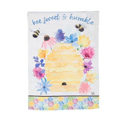 Bee Sweet Bee Humble Garden Suede Flag