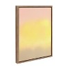 18" x 24" Sylvie MP Mellow Framed Wall Canvas by Mentoring Positives Gold - Kate & Laurel All Things Decor - 2 of 4