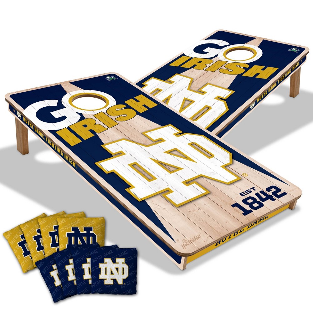 NCAA Notre Dame Fighting Irish 2'x4' Wood Toss Game Set