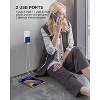 iHome USB C Charger: AC Pro 20W Multiport USB Charger (1 USB-C Port, 1 USB-A Port), Flat USB C Charger Block - 3 of 4