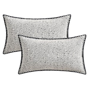 REGALWOVEN Soft Cozy Chenille Throw Pillow Covers for Home Sofa Bench 2 Pcs - 1 of 4