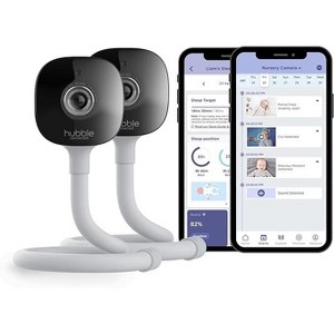 Hubble Go Baby Smart 2K UHD Baby Monitor with Advanced AI Features including Covered Face, Cry & Rollover Detection, Sleep Analytics and Sleep Trainer - 1 of 1