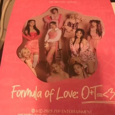 Formula Of Love: O+T=<3 (Study About Love Version) by TWICE, CD