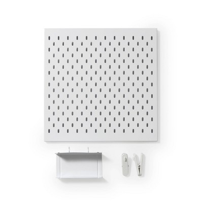 Peg Board Organizer with Accessories White - Bullseye's Playground™