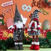 JOYFY Christmas Couple Gnome Decoration Long Leg (Black Buffalo) - 23" - image 2 of 4