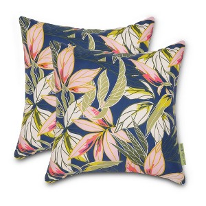 2pk 18'x18' Vera Bradley Square Outdoor Throw Pillows - 1 of 4