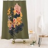 Deny Designs Gigi Rosado Iris Dream Shower Curtain Green - 2 of 3