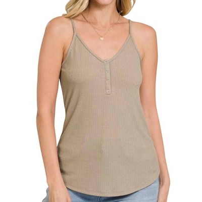 Women's All Day Ribbed Cami - ZENANA