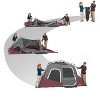 Core Equipment 11'x9' 6 Person Durable Quick Setup Camping Tent with Air Vents, Loft, Rainfly, Room Divider and Carry Bag - Red - 4 of 4