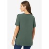 Woman Within Plus Size Perfect Short-Sleeve Crewneck Tee - 3 of 4