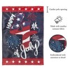 Magnolia Garden Happy 4th of July Patriotic 13 x 18 Inch Polyester Garden Flag - 2 of 2