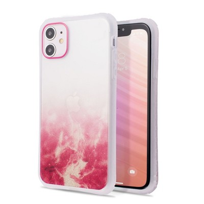 Insten Bling 3D Construction TPU IMD Case Cover with Bumper For iPhone 11 / iPhone SE 2020 (2nd Generation), Red