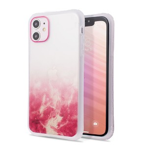 Insten Bling 3D Construction TPU IMD Case Cover with Bumper For iPhone 11 / iPhone SE 2020 (2nd Generation), Red - 1 of 4