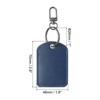 Unique Bargains Genuine Leather Key Rings Holder for Office Keys 2 Pcs - 2 of 4