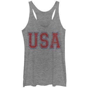 Women's Lost Gods USA Racerback Tank Top - 1 of 3