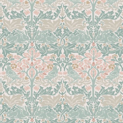 William Morris Brother Rabbit Lullaby Blues Wallpaper
