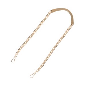 Unique Bargains Metal Corrosion-Resistant PU Leather Purse Flat Chain Strap - 1 of 4