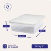 Homz Plastic Multipurpose Stackable Storage Container Bins with Secure Latching Lid for Home and Office Organization - 4 of 4