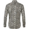 Lars Amadeus Men's Animal Print Button Down Long Sleeve Vintage Shirt - 2 of 4