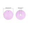 Unique Bargains Round Loose Silicone Beads for DIY Keychain Jewelry Making 50 Pcs - 3 of 4