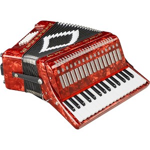 SofiaMari SM-3232 32 Piano 32 Bass Accordion Level 2 Red Pearl 190839868114 - 1 of 4