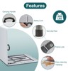 Musment Folding Table Outdoor Indoor Heavy Duty Portable Table with Carrying Handle for Camping Picnic Party - 3 of 4