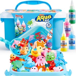 Klever Kits Aqua Elf Water Gel Kit - with 10 Magic Gels & 12 Sea Creature Molds, Magic Fairy Water Toy, Birthdays Gifts, Party Favors for Kids Age 6+ - 1 of 4