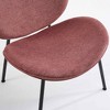 Mid-Century Modern Shell Chair Single Side Chair Tripod Black Leather Lounge Chair - 4 of 4