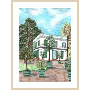 31" x 41" Schloss Charlottenburg by Charlotte Orr Wood Framed Wall Art Print - Amanti Art: Modern Style, Acrylic, Hardwood Frame, Wire Mount - 1 of 4