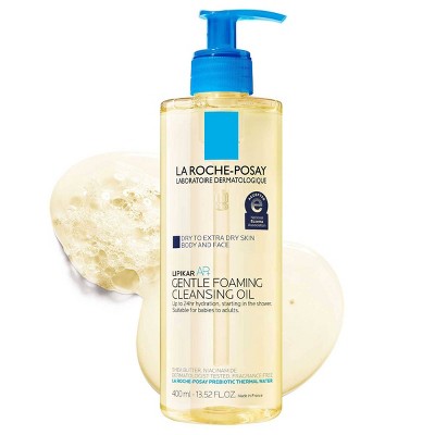 La Roche Posay Lipikar AP+ Gentle Foaming Cleansing Oil - Unscented - 13.52 fl oz: Hypoallergenic, Alcohol-Free, Sensitive Skin