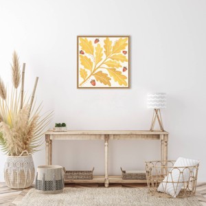 Amanti Art 22"x22" Mod Harvest VII by Veronique Charron Framed Canvas Wall Art Print - 1 of 4