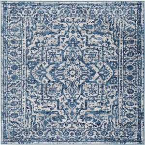 Hauteloom Wellsblue Traditional Rug - 1 of 4