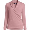 Women's Long Sleeve Brushed Rib Wrap Top - 3 of 3