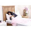 Continental Bedding Microfleece Bed Blankets - 10 Pack - Soft Lightweight Fleece Throw Blanket Single Color Set - Ivory, Purple, Pink, Blue, Gray - 3 of 4