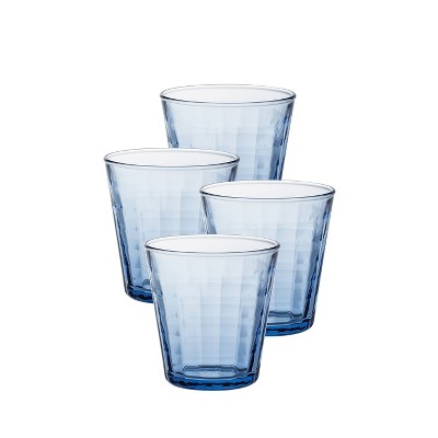 Duralex Prisme Marine Tumbler, Made in France, Set of 4