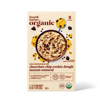 Chocolate Chip Cookie Dough Instant Oatmeal - 11.28oz - Good & Gather™