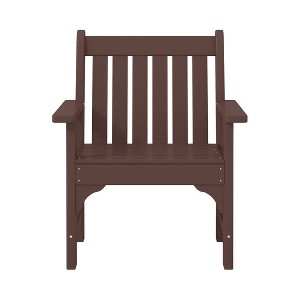 WestinTrends Outdoor Patio HDPE Adirondack Dining Arm Chair - 1 of 4